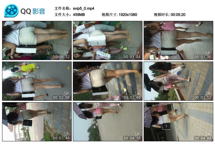 精选街拍视频 No.172 Paul大师作品 极品翘臀黄色短牛女大学生 [MP4-459MB]