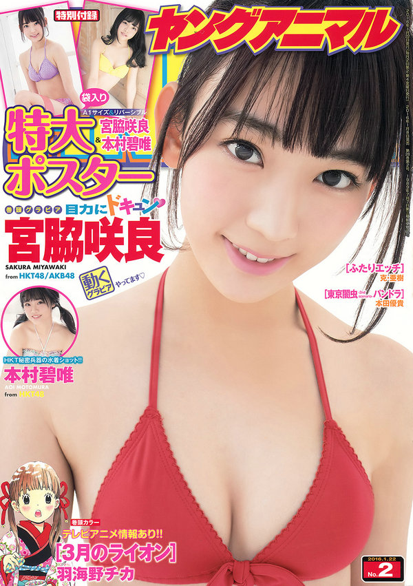 [Young Animal] 2016 No.02 宮脇咲良 本村碧唯 [18P]