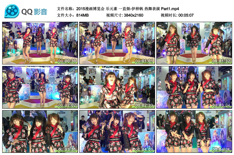 2015台湾漫画博览会showgirl视频合集打包下载 [22V6.29GB]