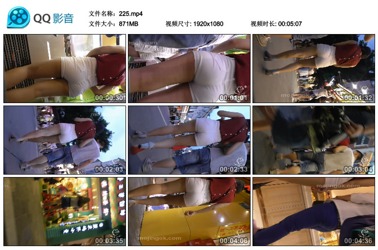 精选街拍视频 No.709 纳兰性急作品 肥臀少妇白热裤 [1V-871MB]