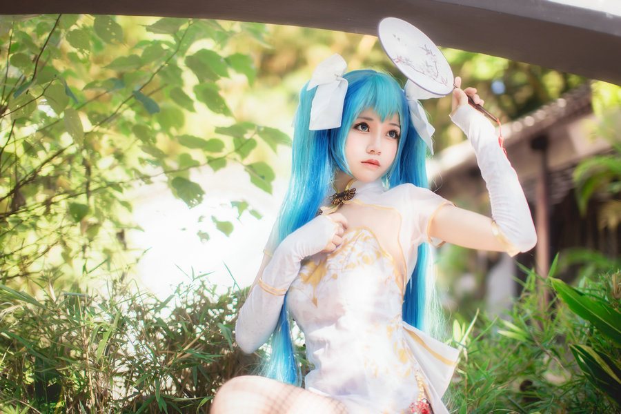 初音ミク 金丝雀ver Cosplay [22P-103MB]