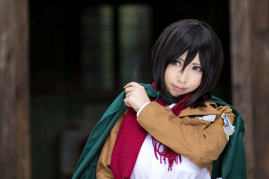 (Cosplay) [KURUPIKA (Momorio Reku 桃色れく)] Mikasa Ackerman (Attack on Titan) [196P596MB]