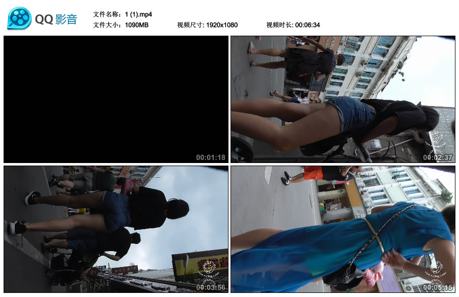 精选街拍视频 No.2821 短发肉臀少妇给力的美臀 [1.06GB]