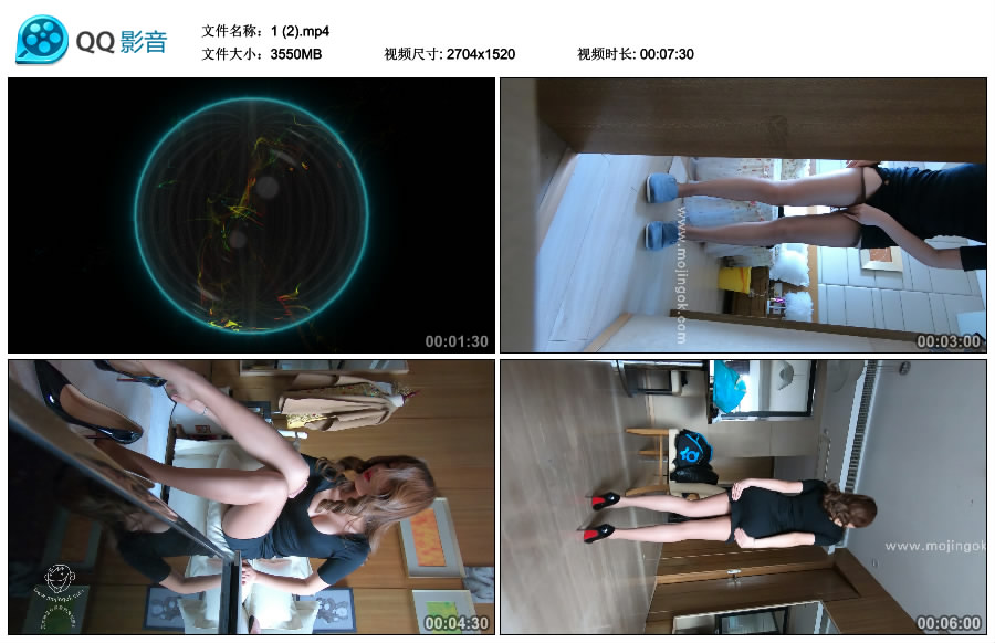 精选街拍视频 No.3234 辉辉丝袜美腿高跟模拍 [12.6GB]