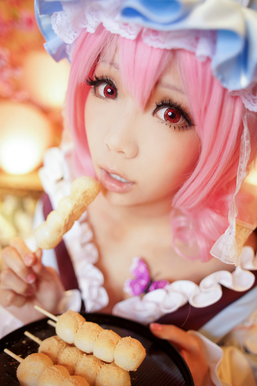 (Cosplay) Ely - Touhou Chiya Yume SAIGYOUJI YUYUKO [108P116MB]