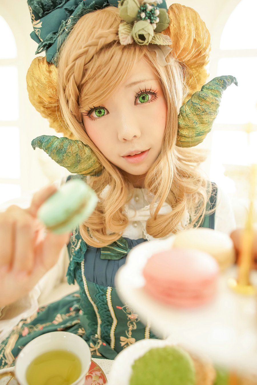 (Cosplay) Ely - Afternoon tea Tsuno Syoujo 午茶・角少女 [106P144MB]