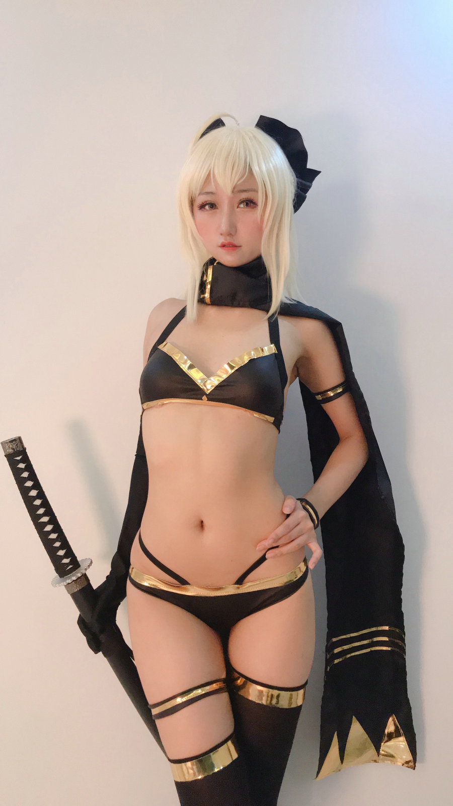 (Cosplay) [KuukoW] Kuuko クー子 - Summer Okita [38P3V54MB]