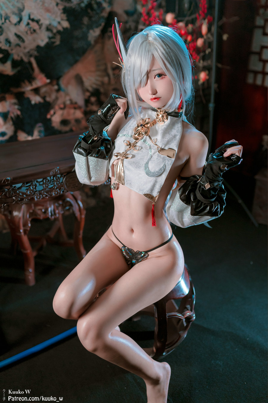 (Cosplay) [KuukoW] Kuuko クー子 - Shenhe [48P-567MB]