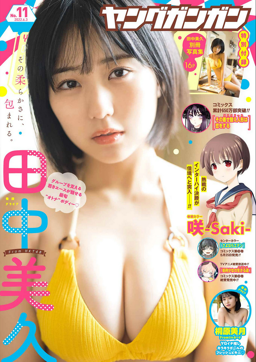 [Young Gangan] 2022 No.11 田中美久 桐原美月 [20P]