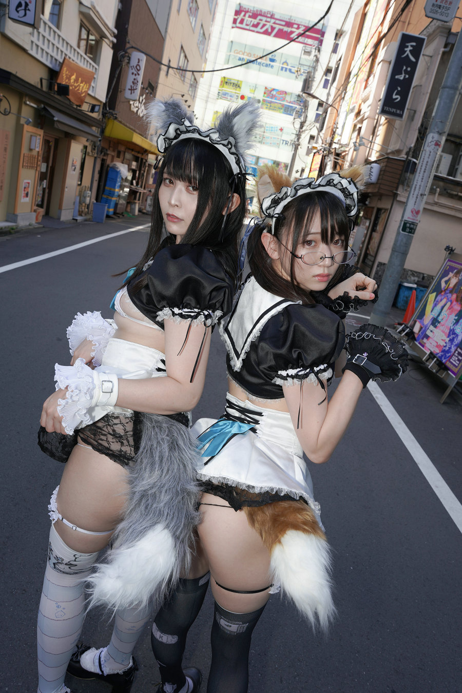 (Cosplay) 水那しおね×うたたね翠「野生のメイドがあらわれた！」[162P1.30GB]