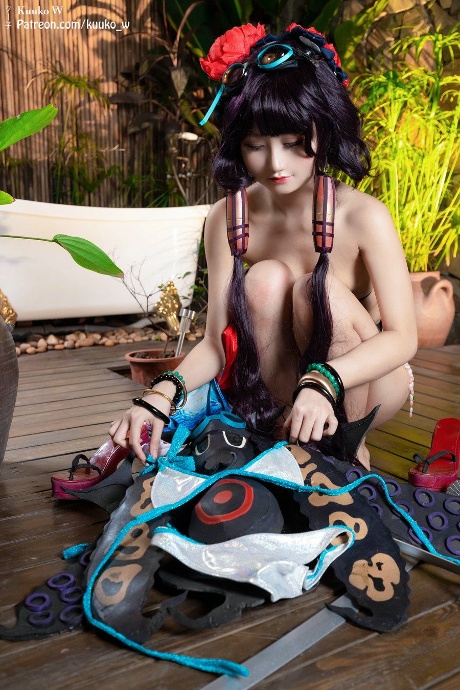 (Cosplay) [KuukoW] Kuuko クー子 - Katsushika Hokusai(Saber) [25P254MB]