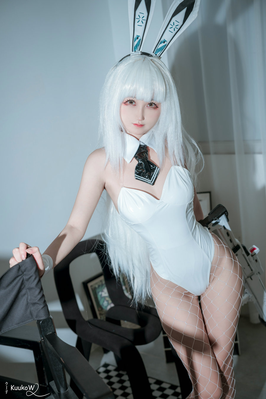 (Cosplay) [KuukoW] Kuuko クー子 - Nikke Goddess of Victory-Blanc [34P-121MB]