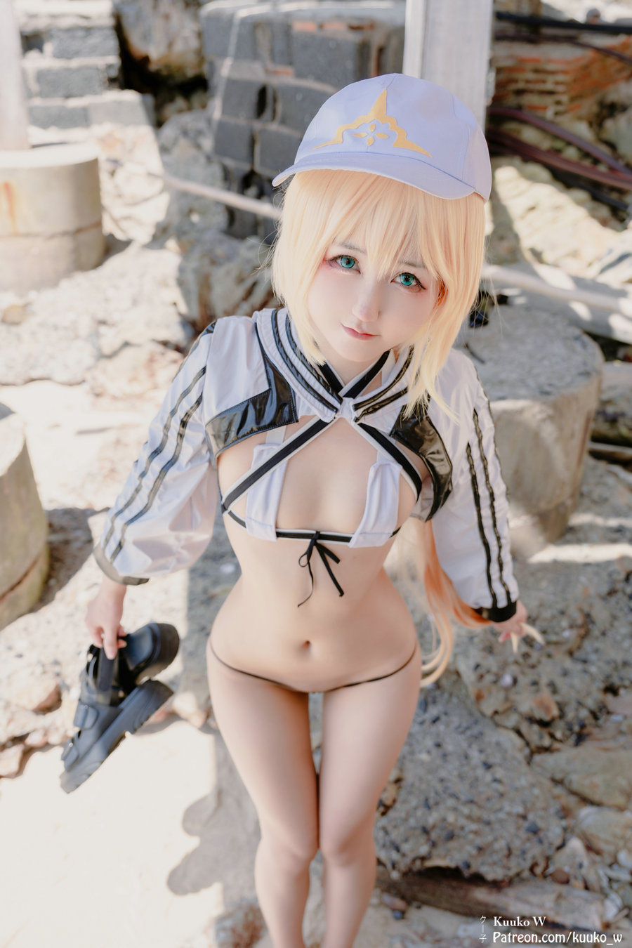 (Cosplay) [KuukoW] Kuuko クー子 - Summer Altria Caster(Fate Grand Order)[31P168MB]