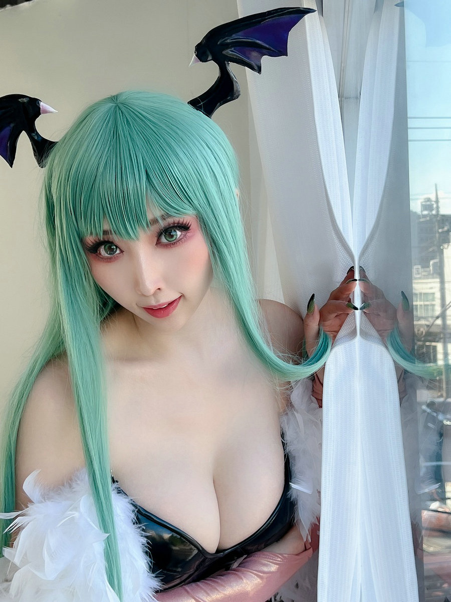 [Cosplay][KURUPIKA] Reku Momoiro 桃色れく - MORRIGAN AENSLAND [243P220MB]