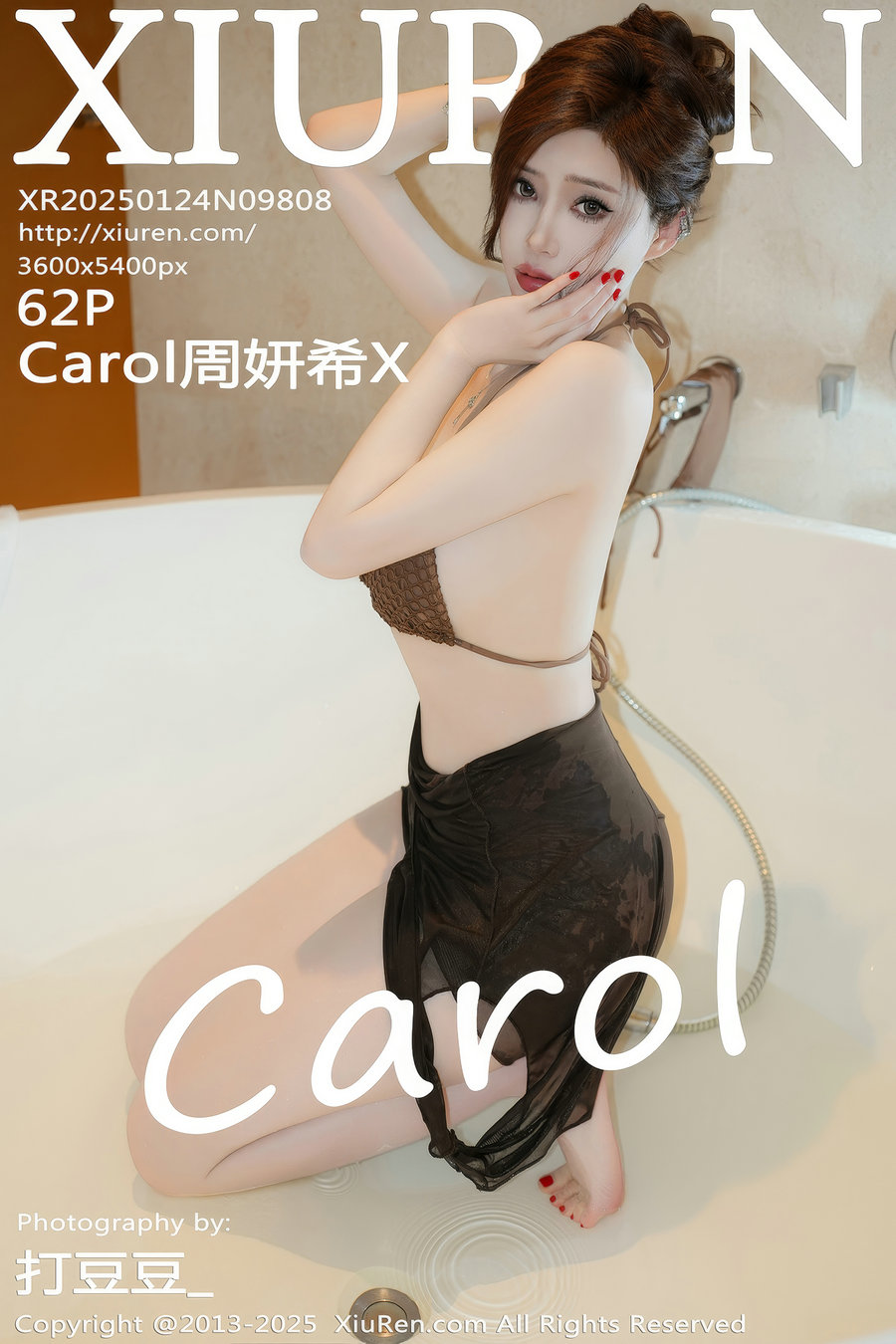 [秀人美媛馆] 2025.01.24 No.9808 Carol周妍希X [62P198MB]