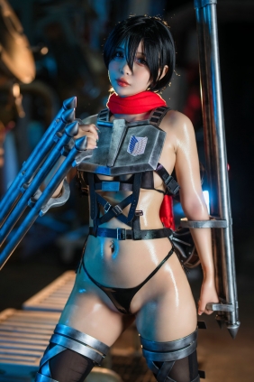 Umeko J - cosplay Mikasa Final Season Attack on Titan [155P20V-1.95GB]