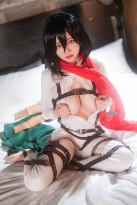 COS妹子Arty亞緹 - Mikasa Ackerman [35P-163MB]