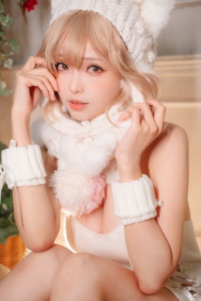 Ely_eee(ElyEE子) - 白色 KNITTING [52P-159MB]